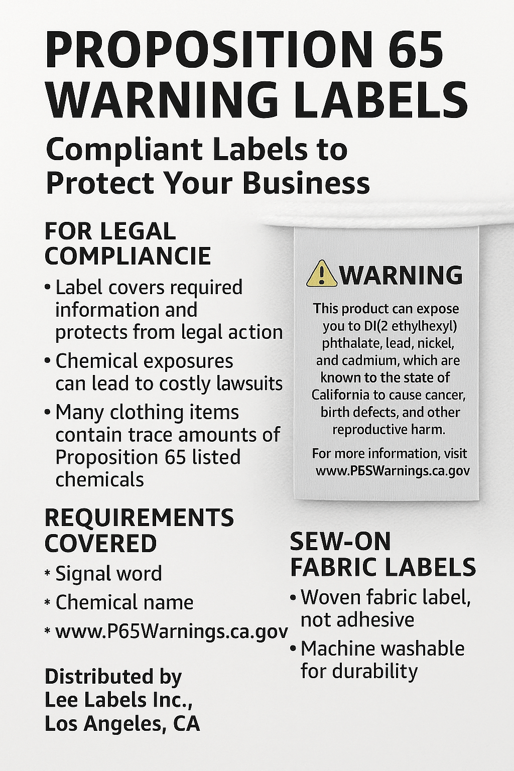 Do You Need Prop 65 Labels to Sell in&nbsp;California?